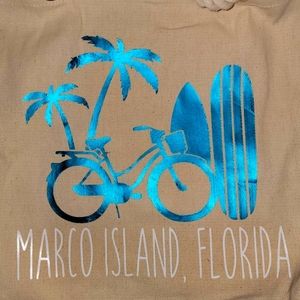 Custom Beach Large Tote Bag